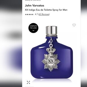 Elizabeth arden mens  jv xx indigo 4.2 oz gorgeous charm boxed eau de sp…